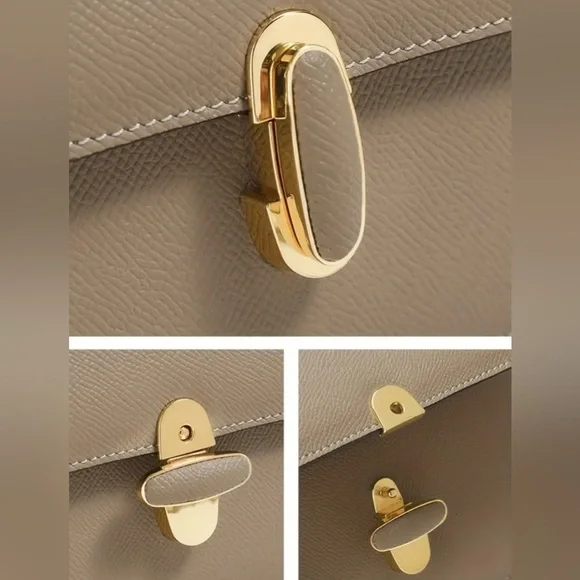 Women Handbag Leather Shoulder Crossbody Bag Small Square Bag - Picture 11 of 15